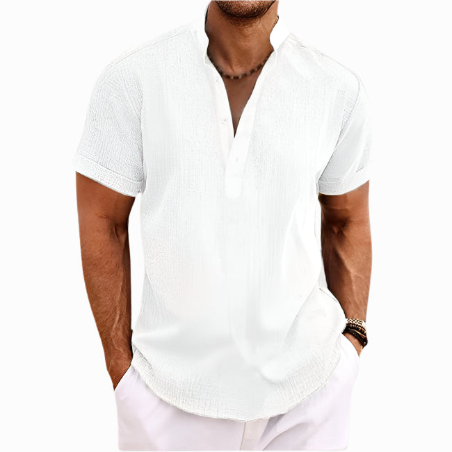 Men's - Shirt - Linen Lightweight Fabric - Island Summer Style
