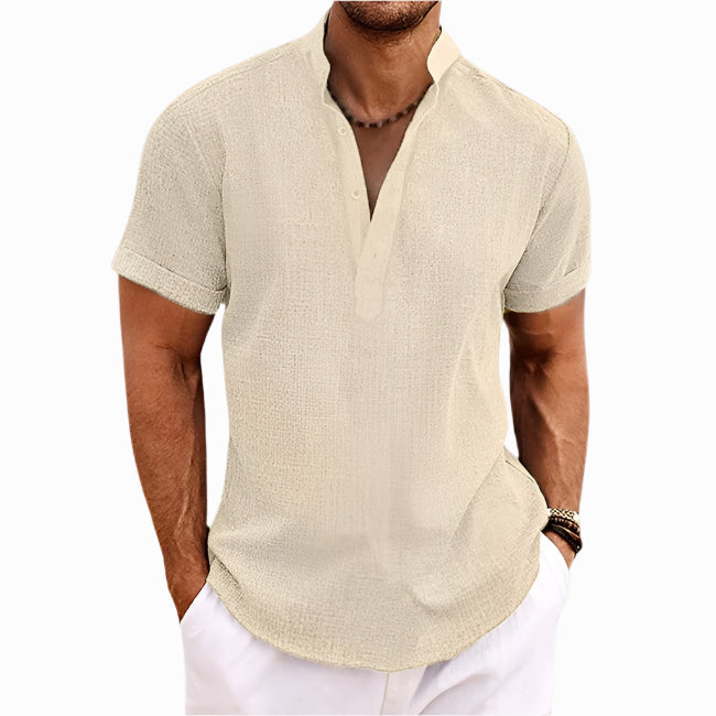 Men's - Shirt - Linen Lightweight Fabric - Island Summer Style