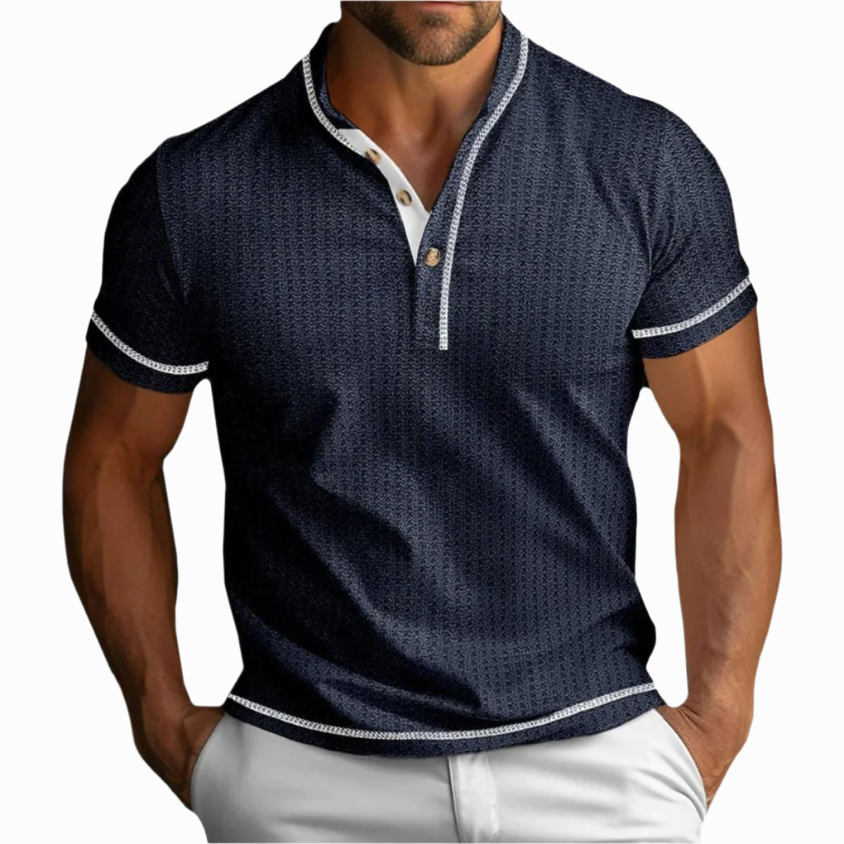 Men's - Slim Fit Polo Shirt - Timeless Heritage Style - Classic Casual Top
